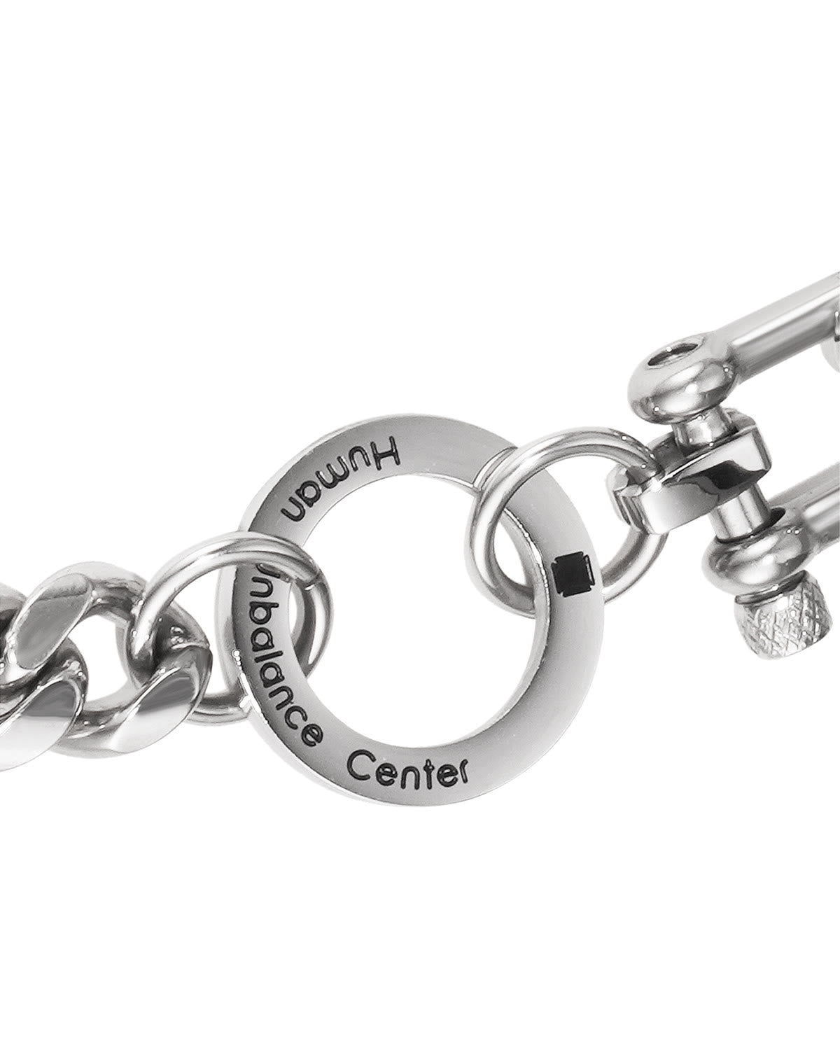Human Unbalance Chain Necklace 004 clasp detail